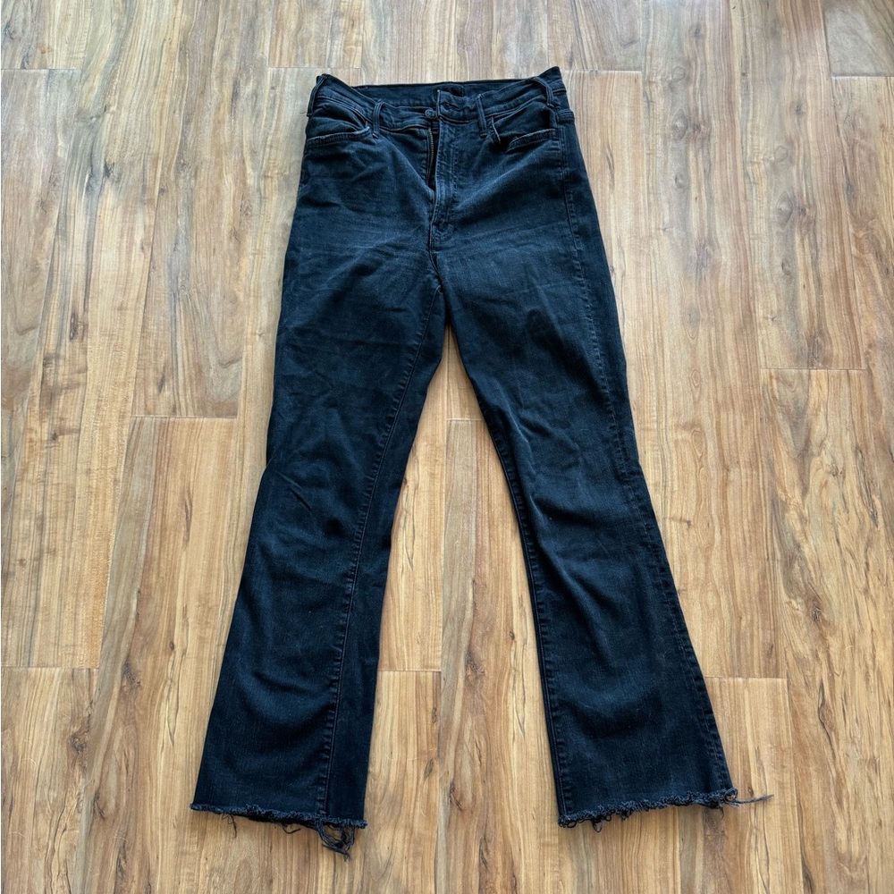 Size 27 Mother Hustler Ankle Fray Jeans